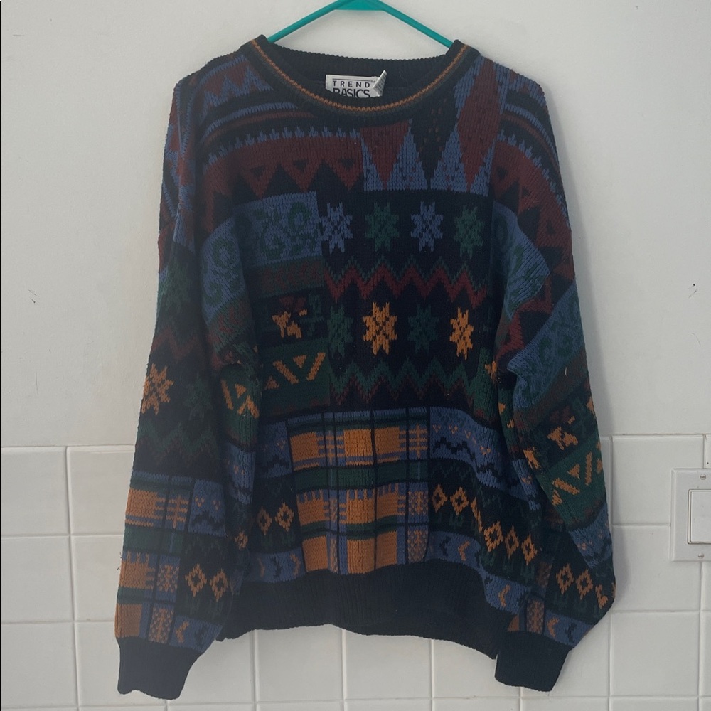 Trend Basics 80’s Dad Sweater Size XL